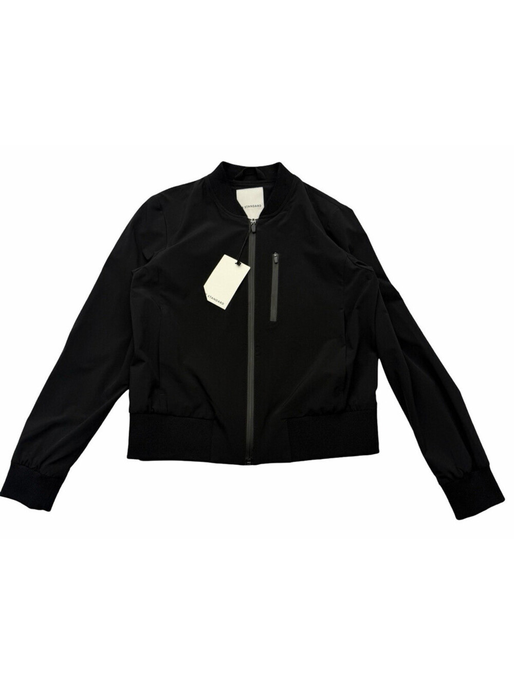Banana Republic Women's Flyweight Bomber Jacket Black Size S